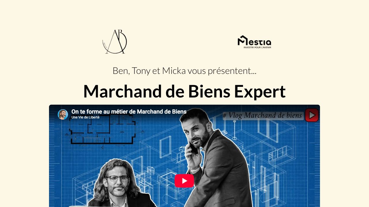 MDB Expert · Marchand de Biens Expert : Accueil