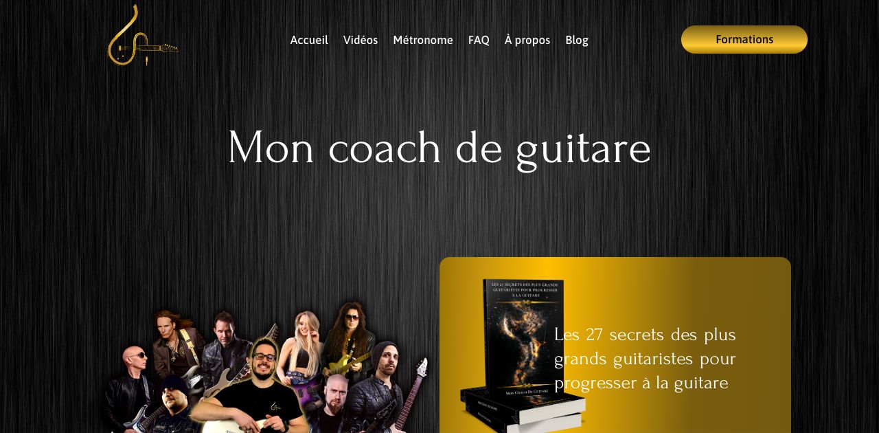 Aperçu du projet : Mon Coach de Guitare
